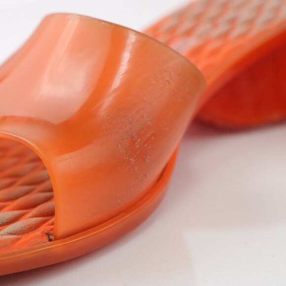 Melissa Opening Ceremony Womens Ladii Sandal Size 7 Coral Slide Mule Block Heel - Picture 12 of 12